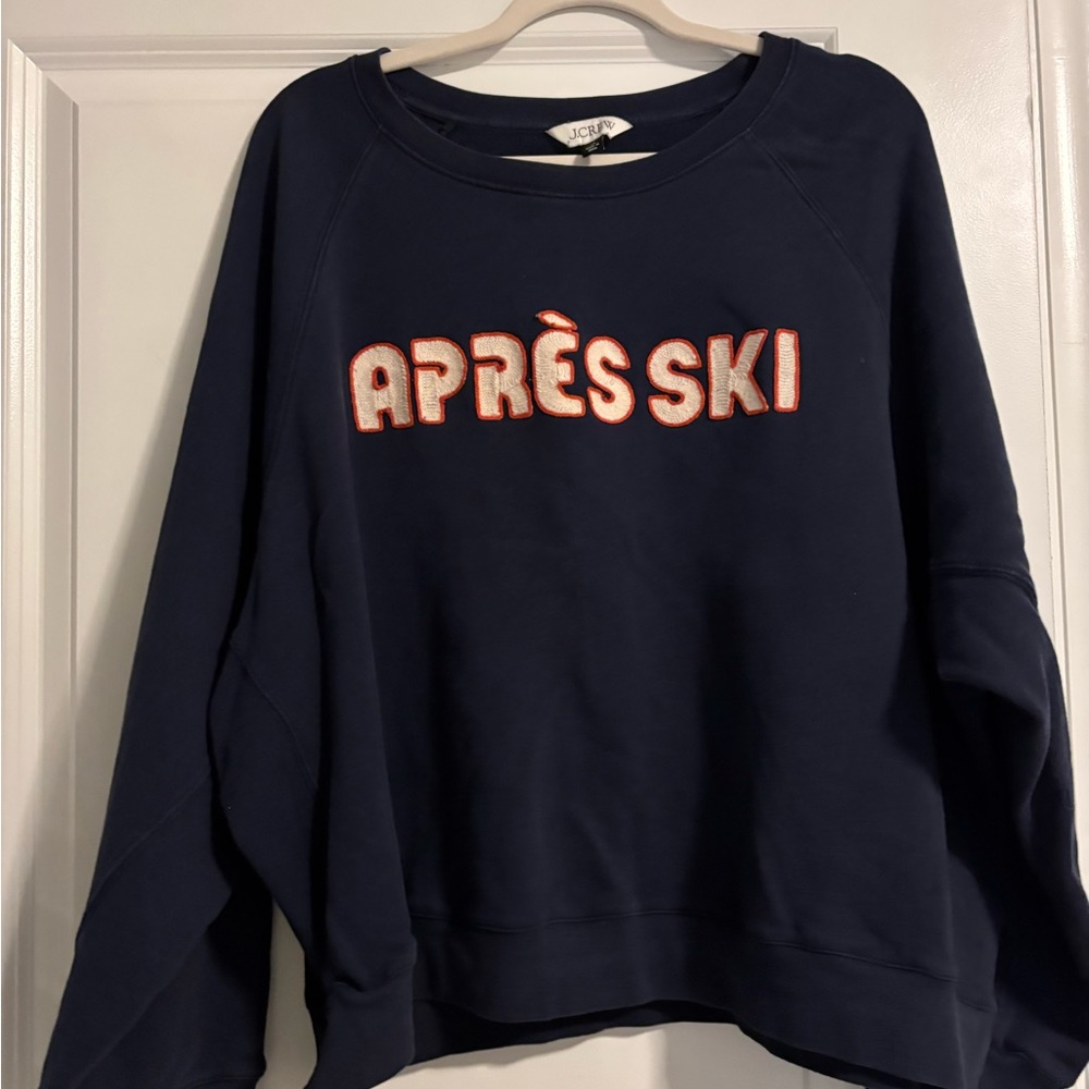 J. Crew Classic Navy Sweatshirt